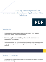 Problems Faced by Nanocomposites and Polymer Composits in Sensor Applications With Solutions