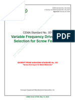 CEMA No. 351 2021 Excerpt 350 VFD Selection For Screw Feeders 8qu04f