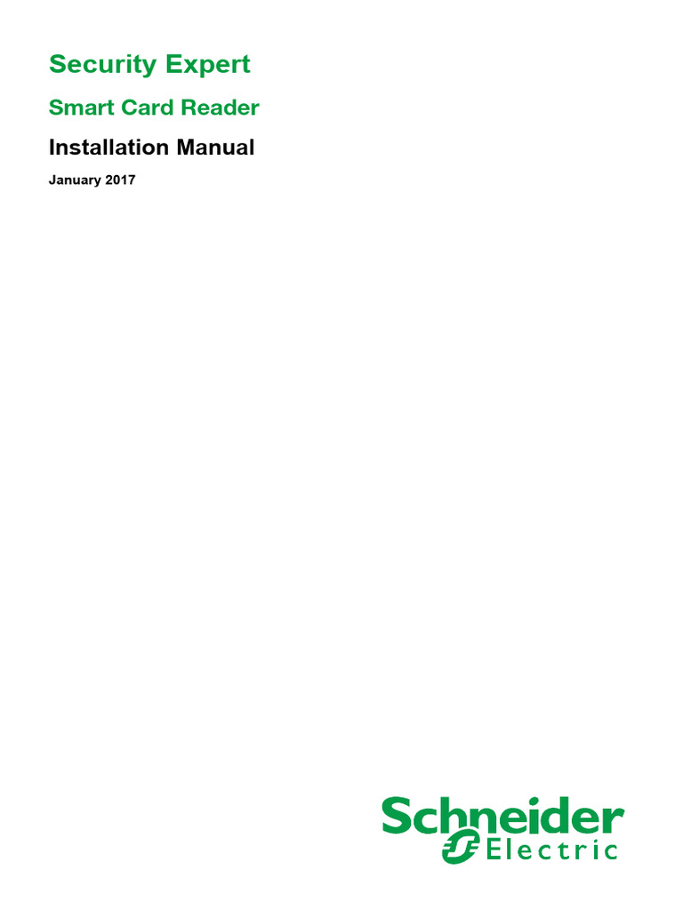 Smart Card Reader Installation Manual Feb 2017 PDF