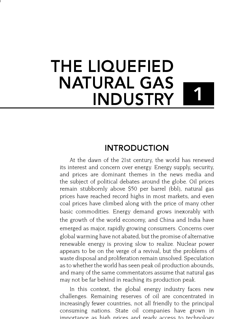 Overview of the LNG Industry Trends | PDF | Natural Gas | Liquefied ...