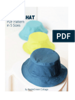 Bucket Hat Pattern by AppleGreen Cottage