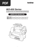 ics factory　B・DRIVE CS -ver.s- Brother MD-803, MD-813 DC Servomotor Instruction Manual