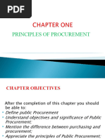 Chapter 1 To 3 of Public Procurement