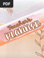 Teacher's Planner Design 3