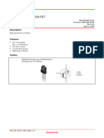 Silicon P Channel MOS FET: Description