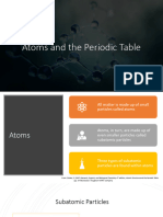 CHEM111 Week 3 - Atoms and The Periodic Table