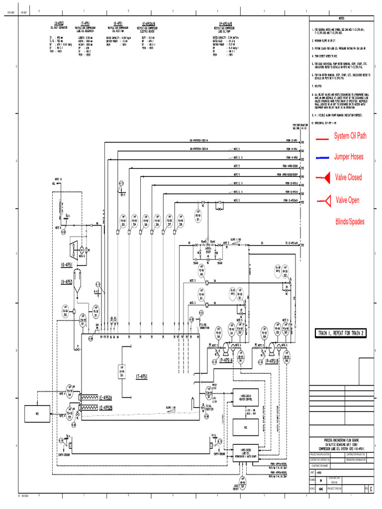 Pid Lube Oil Skid Pdf Liquids Energy Technology