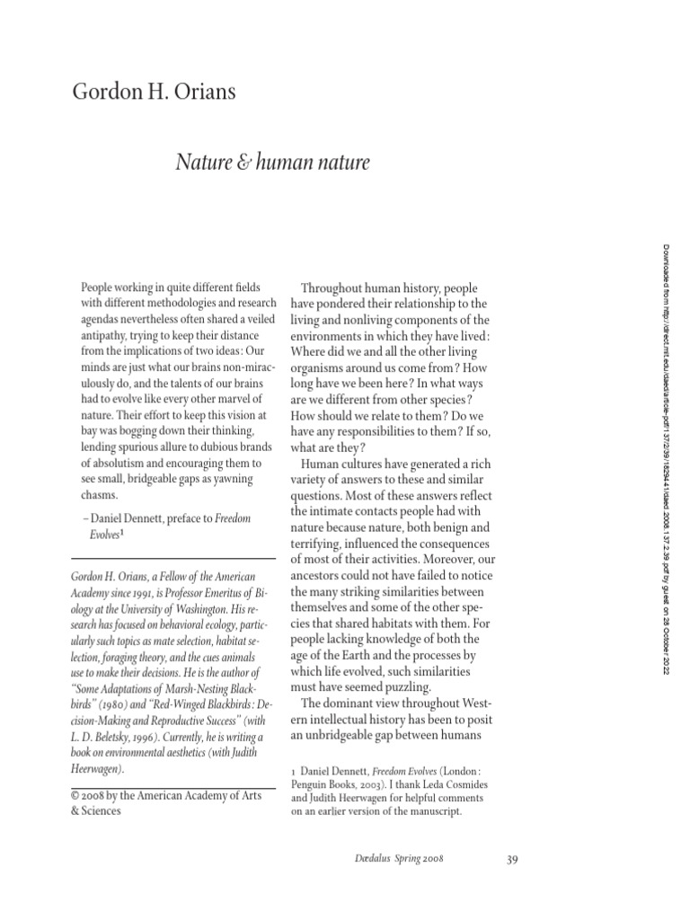 Not only nature, but human nature, is being redefined by an anti-limit culture. Is this progress?