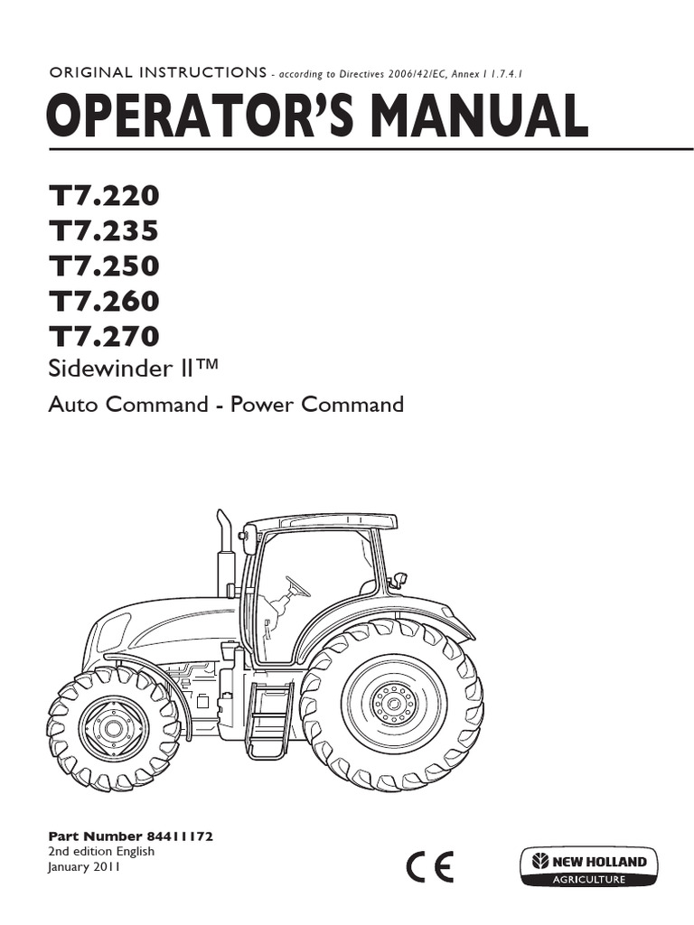 New Holland T7.235 (EN) | PDF | Pascal (Unit) | Hertz