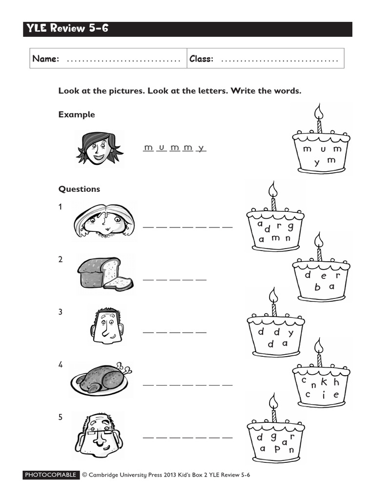 U5 6 Yle Review Test Pdf