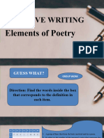 Co 1 Elements of Poetry