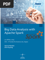 PTC Big Data Analysis With ApacheS 27.11-28.11.2019 Handout