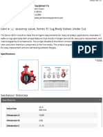 12ButterflyValve Series31LugBodyValvesUnderCut