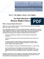 An Introduction To Human Rights Education