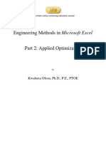 Engineering Methods in Microsoft Excel: Kwabena Ofosu, PH.D., P.E., PTOE