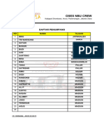 Daftar Penumpang Bis