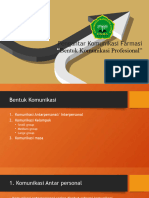 Bentuk Komunikasi Profesional