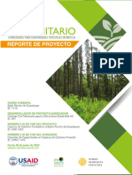 Reporte de Proyecto Captura de Carbono Forestal en El Ejido Rincon CFHHSTD