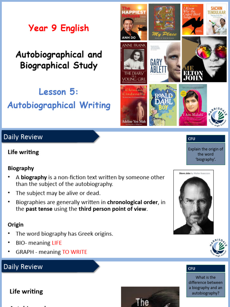 Understanding Autobiography Conventions | PDF | Blog | Diary