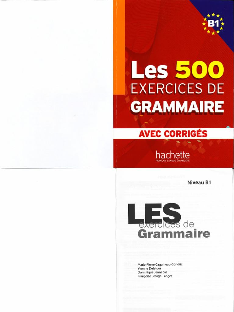 Les 500 Exercices B1 Rouge | PDF