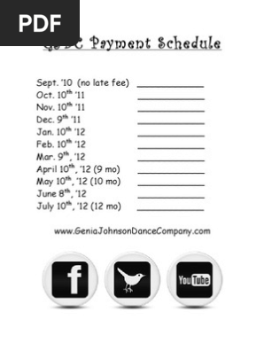 Payment Schedule