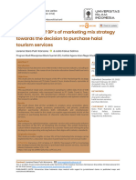 Karsono Dan Salma, 2023. The Impact of 9P's of Marketing Mix Strategy Towards The Decision To Purchase Halal Tourism Services