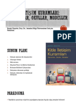 İletişim Kuramları 1 Sunum