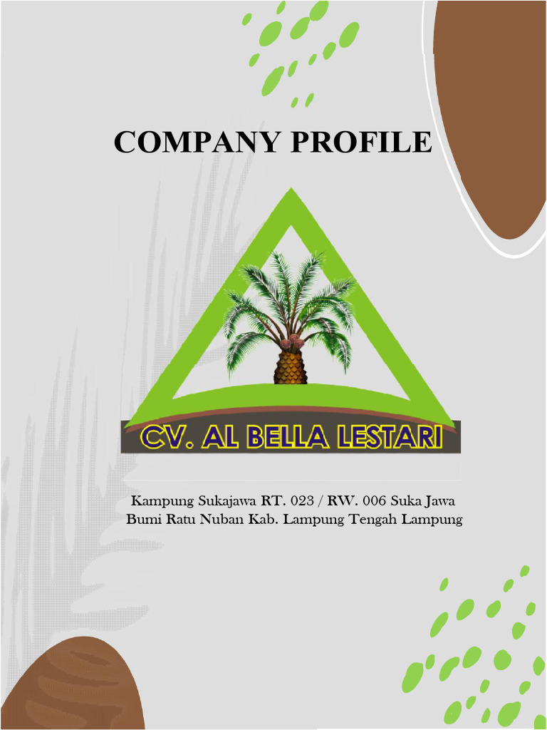 Contoh Company Profile Perusahaan | PDF