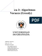 Practica 3 - Algoritmos Voraces (Greedy)