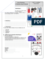 Fiche Éleve 5 Tension Électrique