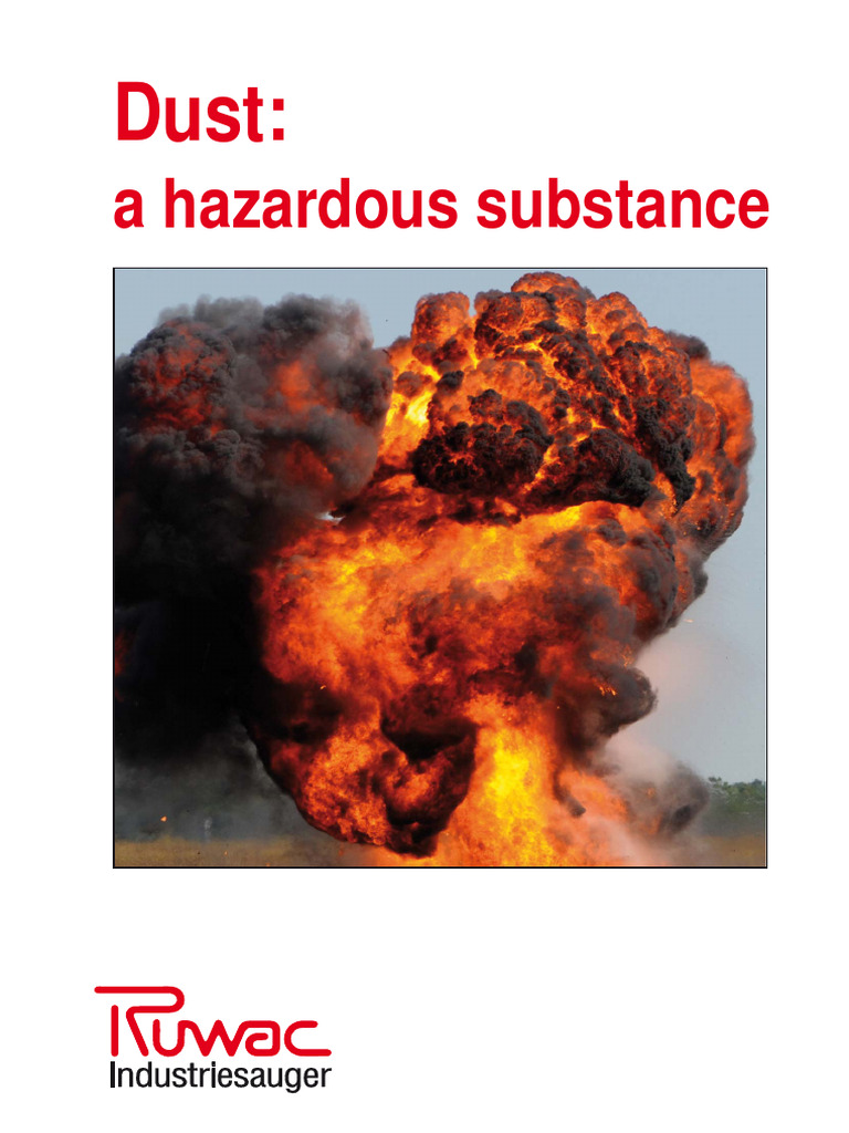 Dust a Hazardous Substance 64 PDF Dust Particulates