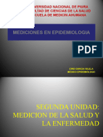 Unidad 2 - Mediciones en Epidemiologia - Unidad Ii