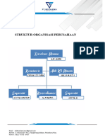 STRUKTUR ORGANISASI PT Delta Reka Invensi