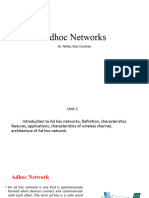 UNIT-1 Adhoc Networks