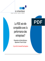 Responsabilité Sociale Des Entreprises Et Compétitivité Evaluation Et Approche Stratégique - 2016