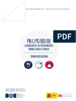 PN/L/PG/001/00: Elaboración de Los Procedimientos Normalizados de Trabajo