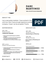 Clean and Simple Resume CV Template