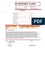 Report Card Richele