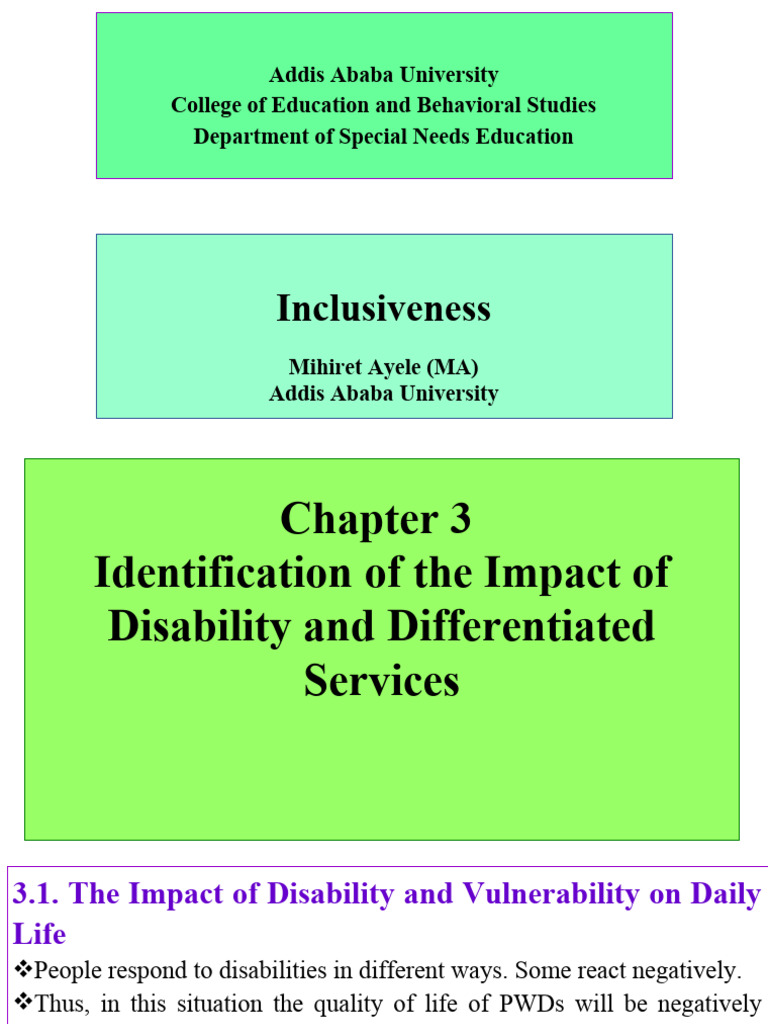 Chapter 3 FINAL Identification of The Impact of Disability & Differentiated PDF Disability