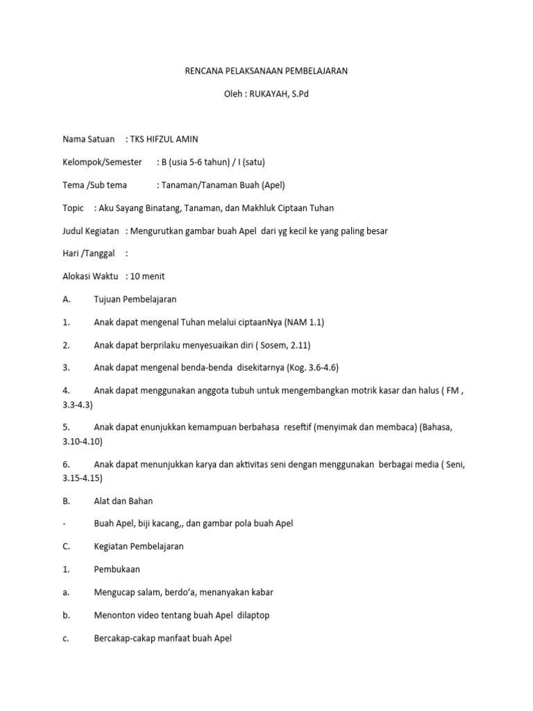RENCANA PELAKSANAAN PEMBELAJARAN CGP 10 Yang Ada Tanda Tangan | PDF ...