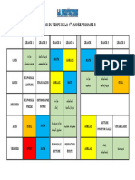 Emploi Du Temps de La 4ème Année Primaire 3