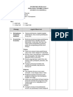 Format Penilaian Penyusunan Perangkat Pembelajaran Oleh DPLTiap Siklus