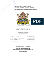 KELOMPOK 4 MANAJEMEN STRATEGIK (Sintesis Faktor-Faktor Analisis Lingkungan Eksternal)