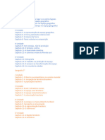 Plano Anual Fundamental II Geografia