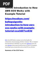 Amazon ECS Lab1