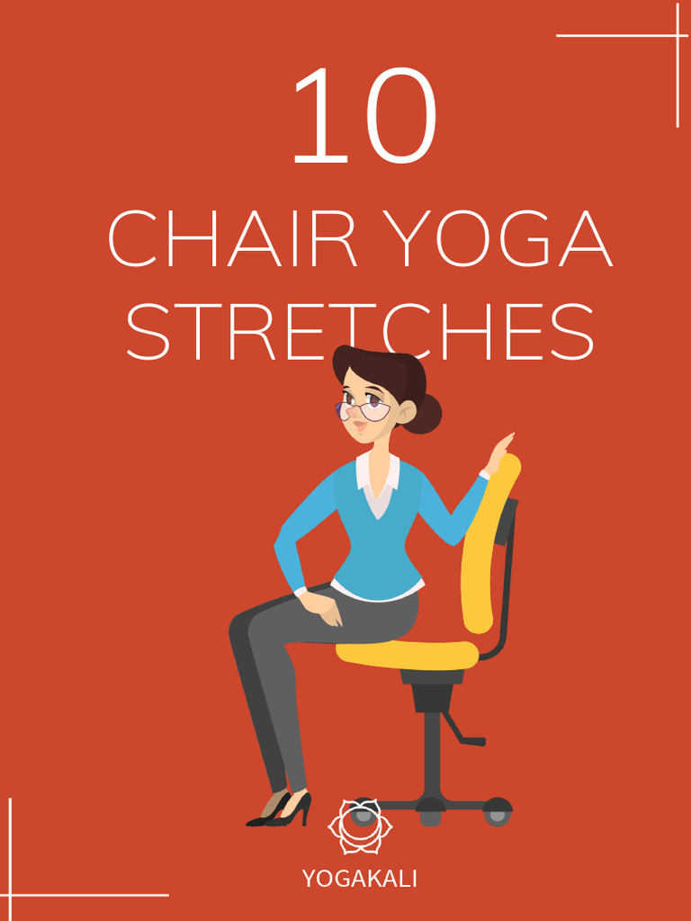 10 Chair Yoga Stretches PDF