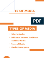 Types of Media GROUP 3 REPORT
