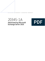 20345-1A-Administering Microsoft Exchange Server 2016