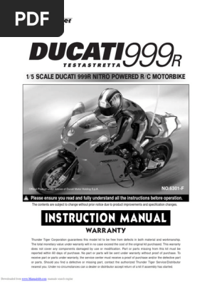 999r Instruction Manual PDF Carburetor Throttle