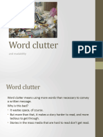 Word Clutter